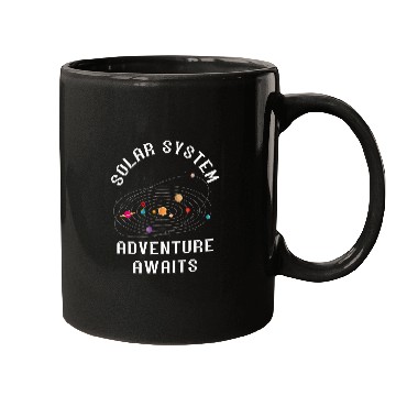 Discover Solar System Astronaut Space Astronomy Adventure Awaits Mugs