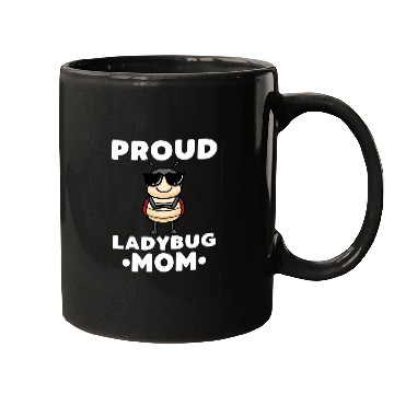 Discover Womens Proud Ladybug Mom Ladybird Mugs