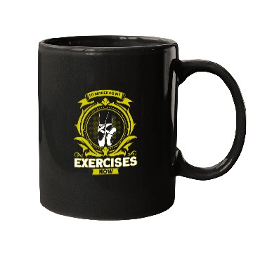 Discover Id Rather Do My Exercises Now Ballet Mugs
