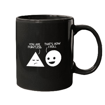 Discover You Are Pointless Math Geometry Math Teacher Student Mugs