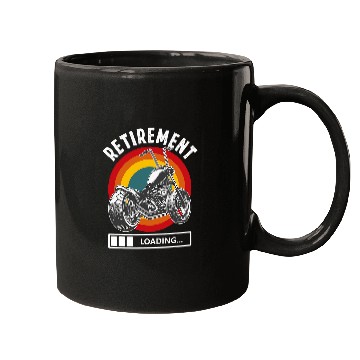 Discover Retirement Plan Retro vintages Motorcycle 21 Mugs