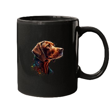Discover Outer Space Vizsla on Galaxy Astronaut Vizsla Mugs