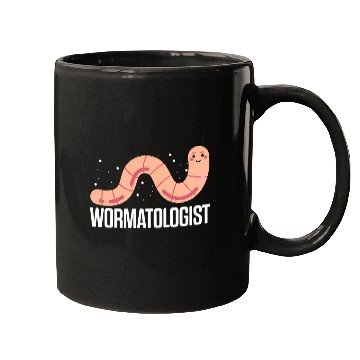 Discover Wormatologist Worm Composting Vermicompost Worm Farming Mugs