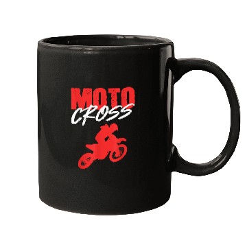 Discover Motocross Crosser Motorcycle Mugs
