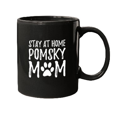 Discover Pomsky Dog Mom Stay homes Pomsky Funny Gift Mugs