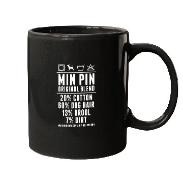 Discover Original Blend Miniature Pinscher Dog Mugs