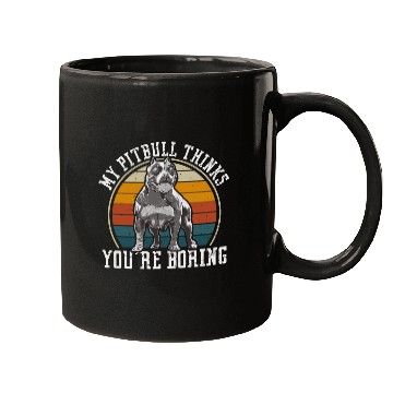 Discover Pit Bull Dog Design For Pitbull Dad And Mom Pitbull 3 Mugs