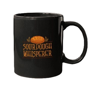 Discover Sourdough Whisperer Bread Lover Baking Baker Gift Mugs