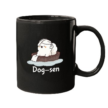 Discover Samoyed Dogsen Funny Dog Hot Spring Mugs