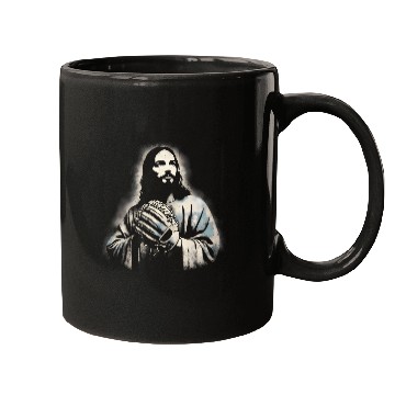Discover Jesus Baseball Player Funny Christian Religious Baseball Mugs