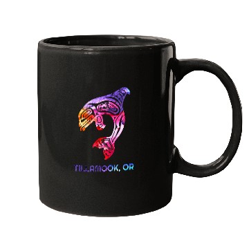 Discover Tillamook Oregon Native American Orca Killer Whale Mugs