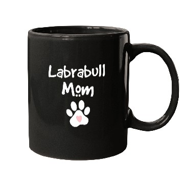 Discover Labrabull Mom Labrador Retriever Pit Bull Mix Breed Dog Mugs
