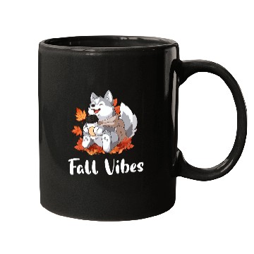Discover Husky Fall Vibes Funny Dog Pumpkin Spice Latte Mugs