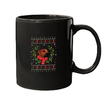 Discover Rhodesian Ridgeback Ugly X Mas Christmas Mugs
