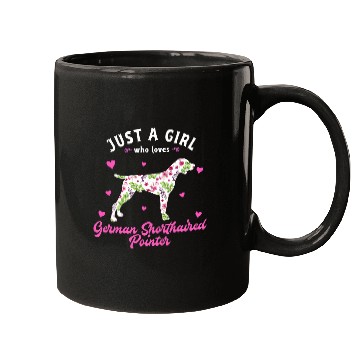 Discover Just a Girl who Loves German Shorthaired Pointer 2 Mugs