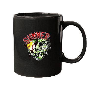 Discover summer nights ballfield lights softball baseball mom life Mugs