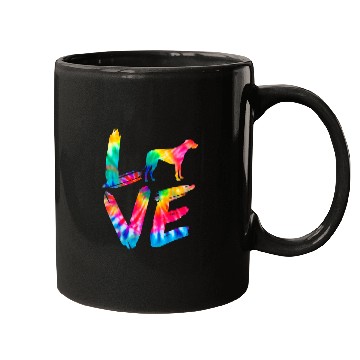 Discover Rhodesian Ridgeback Tie Dye Love Dog Mom Dad Mugs