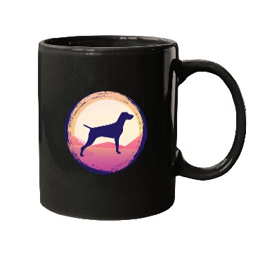 Discover Weimaraner Dog Retro 36 Mugs