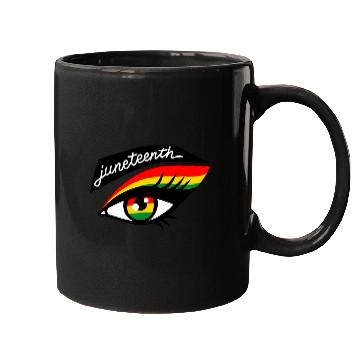 Discover Juneteenth Eye Black African Pride 1865 Melanin Mugs