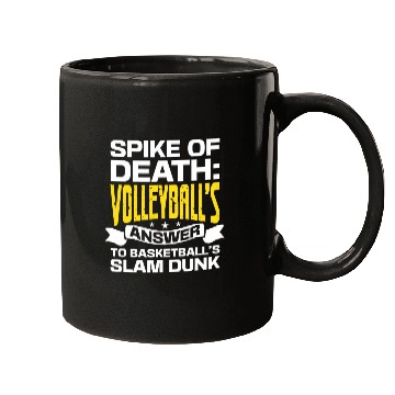 Discover The Volleyballs Answer To Basketballs Slam Dunks Mugs