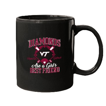 Discover Virginia Tech Hokies Softball Diamond Orange Mugs
