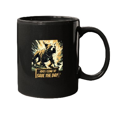 Discover Pitbull Pit bull comics style Mugs