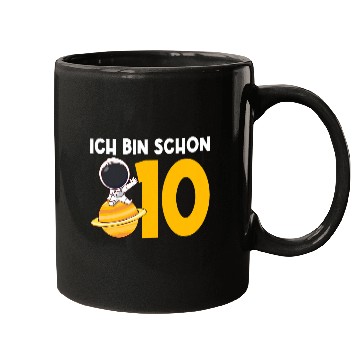 Discover Ich bin schon 10 10 Geburtstag Astronaut Mugs