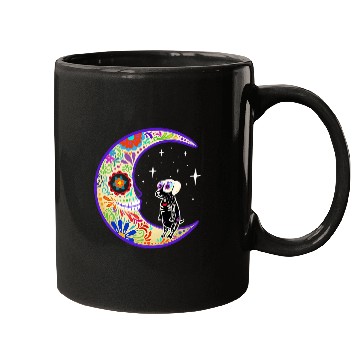 Discover German shorthaired pointer Dia de Los Muertos Mugs