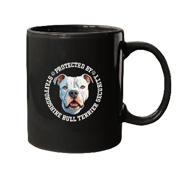 Discover Protected by Staffordshire Bull Terrier Security Mugs