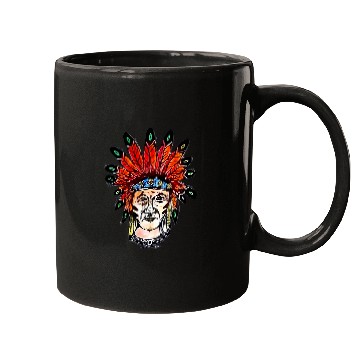 Discover Native American Indian Warrior Apache Tribe vintages Style Mugs