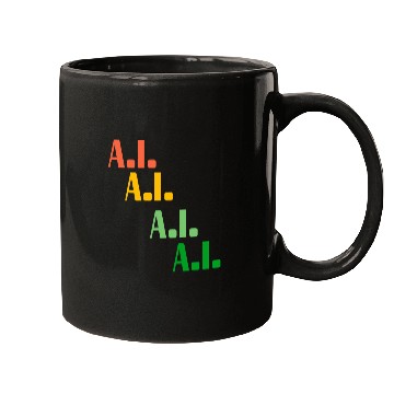 Discover Smilemoretees Fun Colorful Artificial Intelligence AI Art Mugs