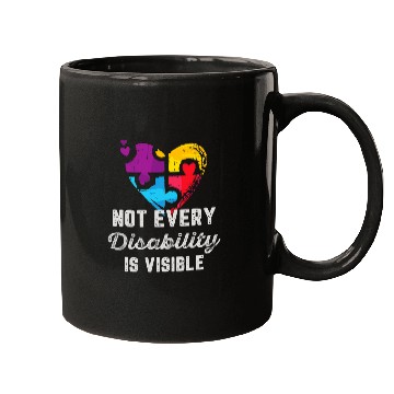 Discover Not Every Disability Is Visible Epilepsy Awareness Purple Mugs