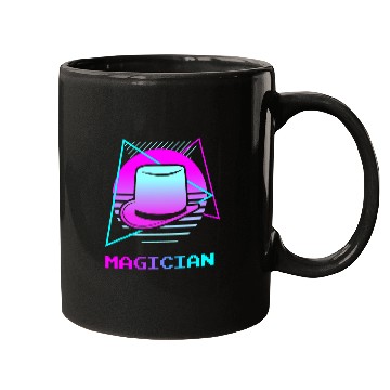 Discover Retro vintages Classic Magician Magic Trick 21 Mugs