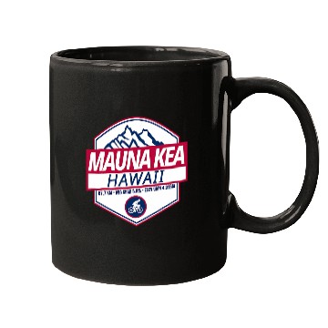 Discover Mauna Kea Cycling Hawaii Mugs