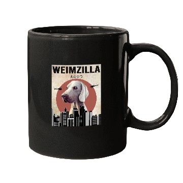 Discover Weimzilla Funny Weimaraner Dog Lover Mugs