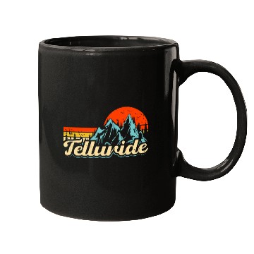 Discover Telluride Colorado Mountain Climbing Hiking Wilderness Mugs