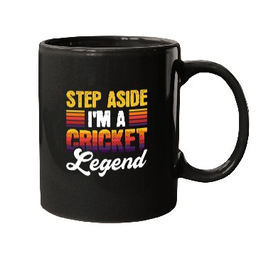 Discover Step Aside Im a cricket legend 2 Mugs