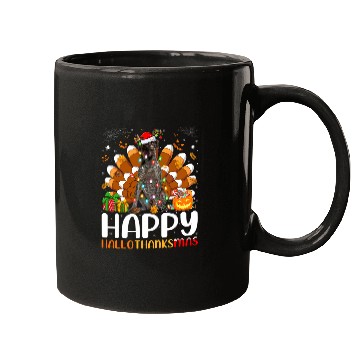 Discover German Shorthaired Pointer Dog Lover Happy Hallothanksmas Mugs