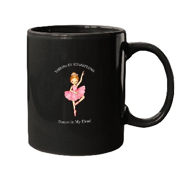 Discover Visions of Sugarplums Dance in My Head NUTCRACKER BALLET Mugs