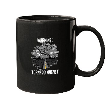 Discover Warning Tornado Magnet Meteorologist Tornado Chaser Mugs