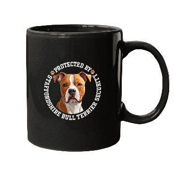 Discover Protected by Staffordshire Bull Terrier Security 1 Mugs