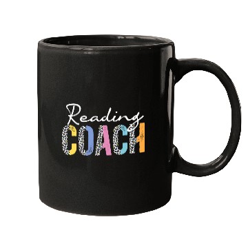 Discover Leopard Reading Specialist Back To School Reading Coach Mugs