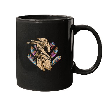 Discover Native Pride Indigenous Indian Feathers Native American Mugs