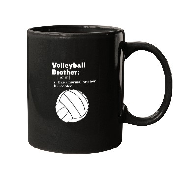 Discover Volleyball Beach Vball Volleyball Brother Mugs