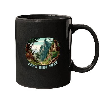 Discover Lets Hike That Outdoor Camping Hiking Climbing Mugs