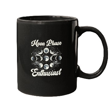 Discover Moon Phase Full Moon Lunar Eclipse Astronomer Astronomy 8 Mugs