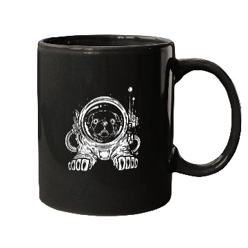 Discover Space Pug Funny For Men Women Mugs