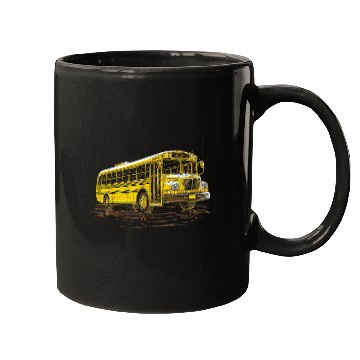 Discover School Bus Driver Art 23 Mugs