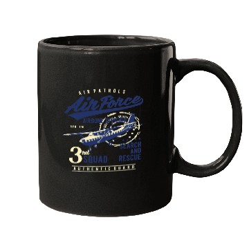 Discover Airplane Pilot Air forces Airborne Division Squad Pilot Mugs