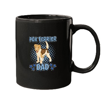 Discover Mens Fox Terrier Dad Daddy Fathers Day Fox Terrier Mugs